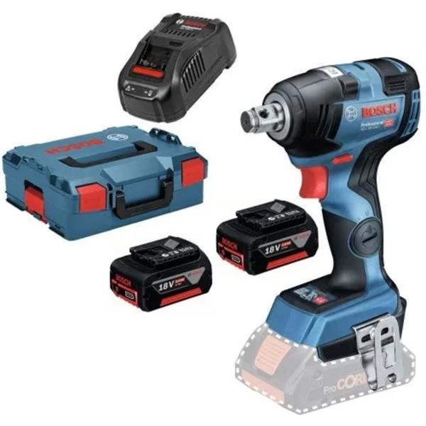 BoschGDS 18V-200 C Brushless 18V 1/2" Wrench (2x5Ah)