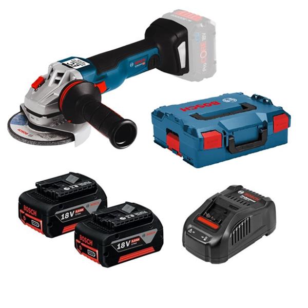 BoschGWS 18V-10 18V 115mm Brushless Angle Grinder (2x5Ah)