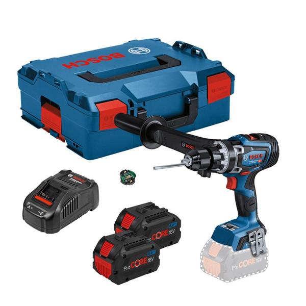 BoschGSB 18V-150 C BITURBO Brushless 18V Combi Drill (2x8Ah ProCORE)