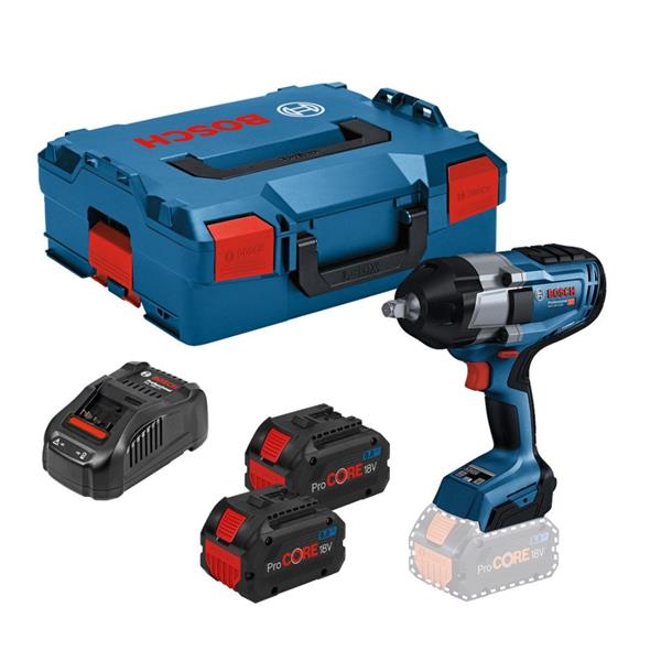 BoschGDS 18V-1000 BITURBO Brushless 18V 1/2" Wrench (2x8Ah ProCORE)