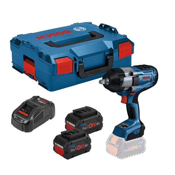 BoschGDS 18V-1000 BITURBO Brushless 18V 1/2" Wrench (2x5.5Ah ProCORE)
