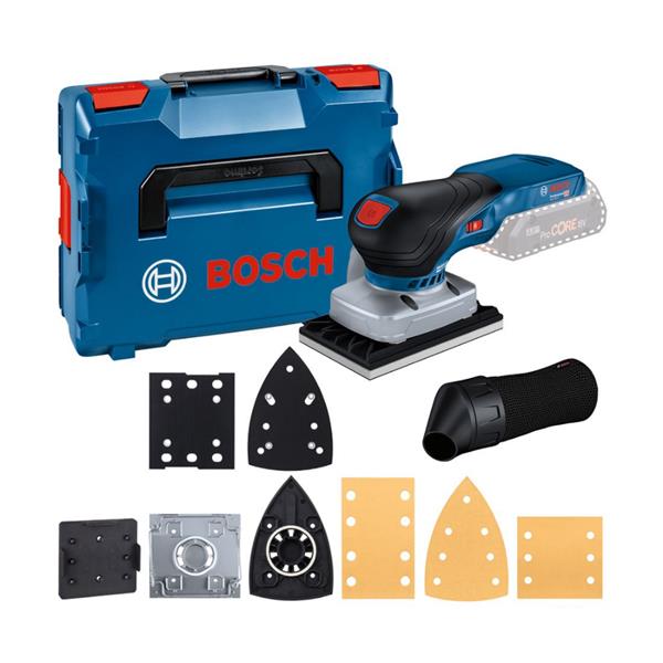 BoschGSS 18 V-13 Brushless Orbital Palm Sander in L-Boxx 3 Bases (Bare Unit)