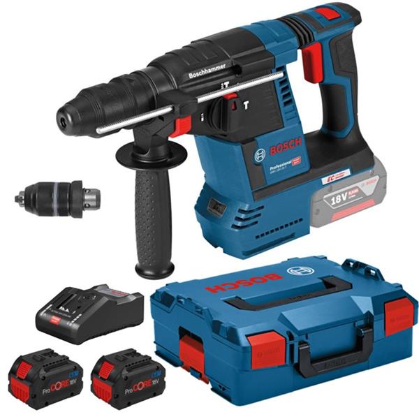 BoschGBH 18V-26 F 18V Brushless 3 Mode SDS-Plus Drill (2x8Ah ProCORE)