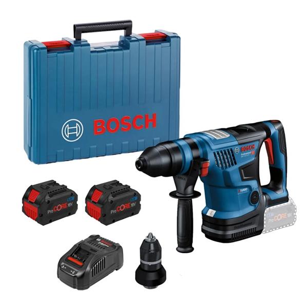 BoschGBH 18V-34 CF 18V BITURBO Brushless 3 Mode SDS-Plus Drill (2x8Ah ProCORE)