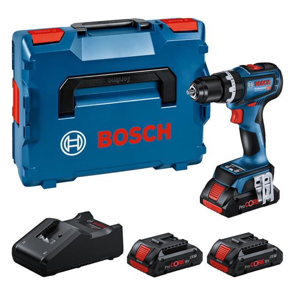 BoschGSB 18V-90C 18V Combi Drill (3x4AhProCore)