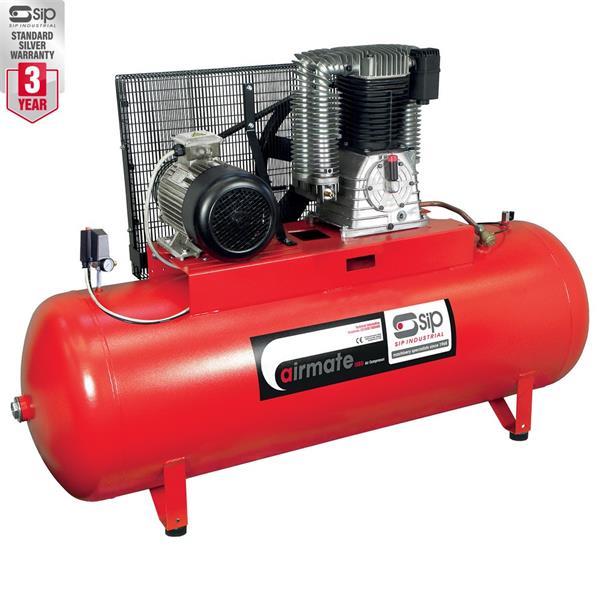 SipISBD10/270 270ltr Industrial Electric Compressor