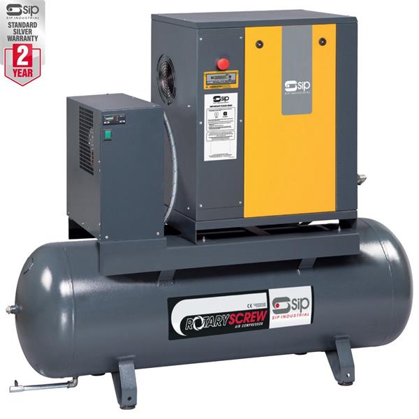 SipRS5.5-10-270BD/RD 270ltr Rotary Screw Compressor with Dryer