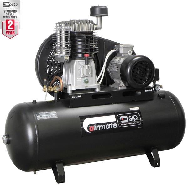 SipTN10/270 270ltr Belt Drive Compressor