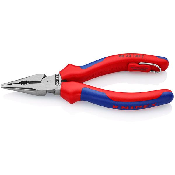 Knipex08 22 145 T BK Tethered Needle-Nose Combination Pliers
