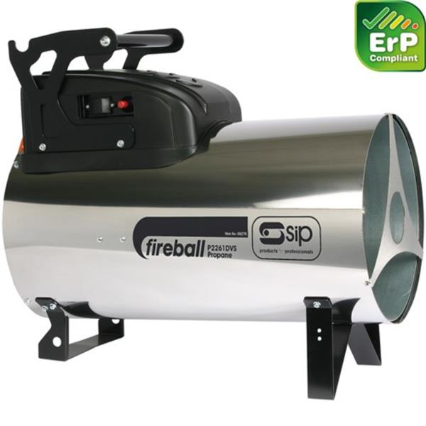SipPro Fireball 2261DV Dual Voltage Propane Heater 106,995 - 226,000BTU