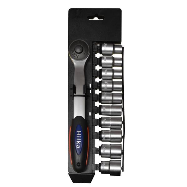 Hilka11 Piece Socket Set 1/2'' Drive 1101102