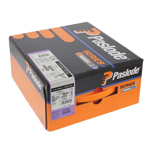 Paslode141185 Twisted Placement Nails Set 35mm 2500pk