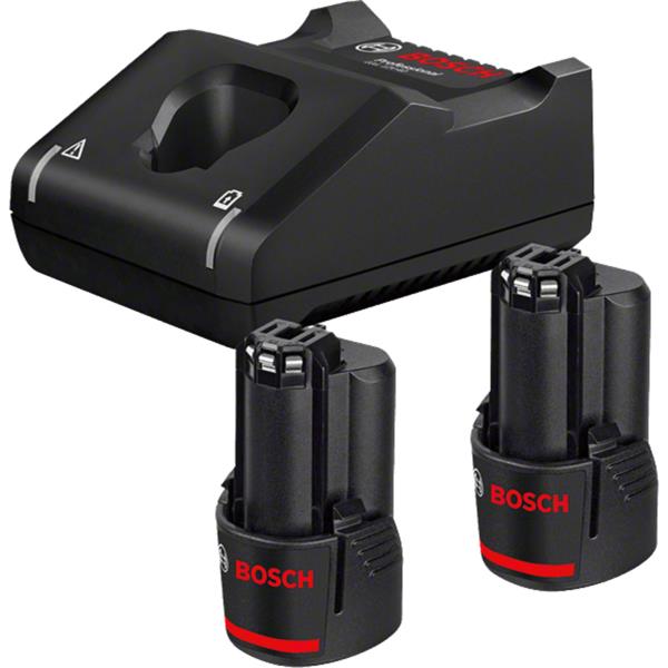 Bosch12V 2 x GBA 3Ah Li-Ion CoolPack + GAL12V-40 Charger Starter Set
