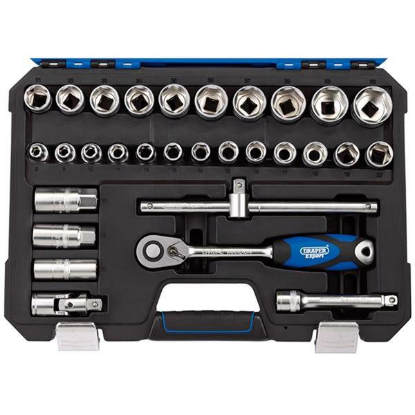 Draper30 Piece Tools 1/2" Sq. Dr. Metric Socket Set