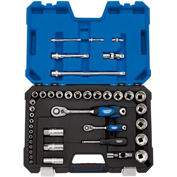 Draper42 Piece 1/4" & 1/2" Drive Metric Socket Set