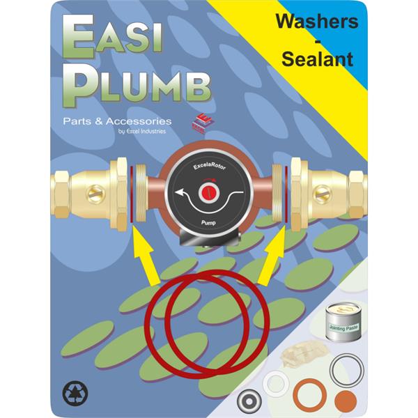 EasiplumbCirculating Pump Valve Washer Set