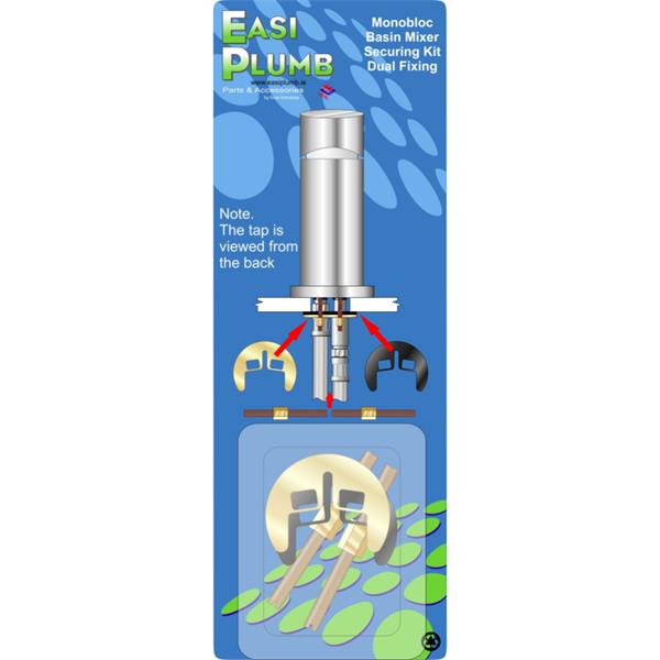 EasiplumbMonobloc Fixing Set with Dual M6 Fixing