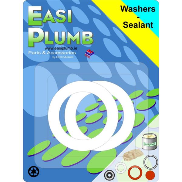 EasiplumbPack of 2 No. 11/4" PVC Washers