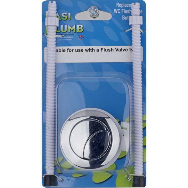 EasiplumbReplacement WC Flush Valve Button (Universal Direct Rod Operated-Dual Flush)(FBROD)