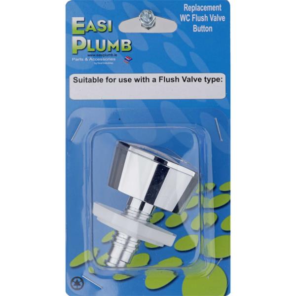 EasiplumbReplacement WC Flush Valve Button (Universal Cable Operated-Dual Flush)(FBUNI)