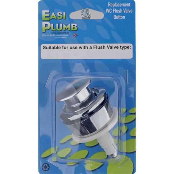 EasiplumbReplacement WC Flush Valve Button (Wirquin Cable Operated-Raised Single Flush)(WIRQ39B)