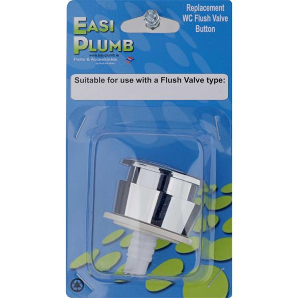 EasiplumbReplacement WC Flush Valve Button (Wirquin Cable Operated-Single Flush)(WIRQ26)