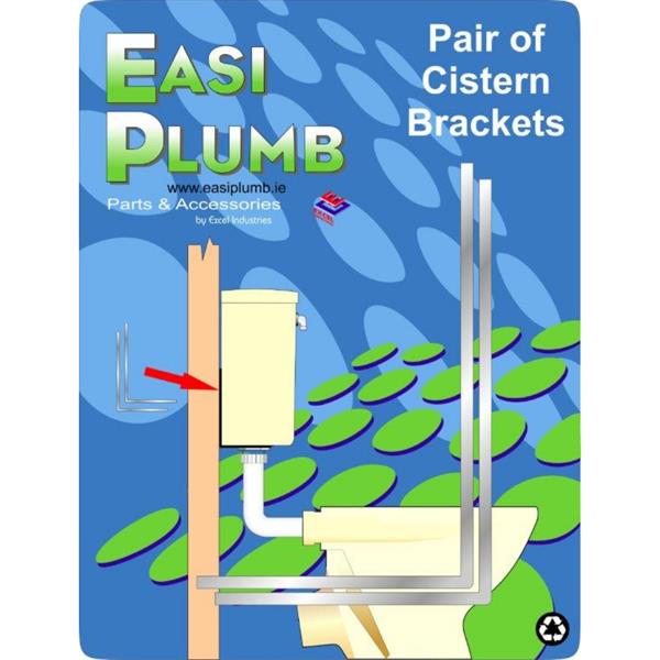 EasiplumbPair of Cistern Brackets