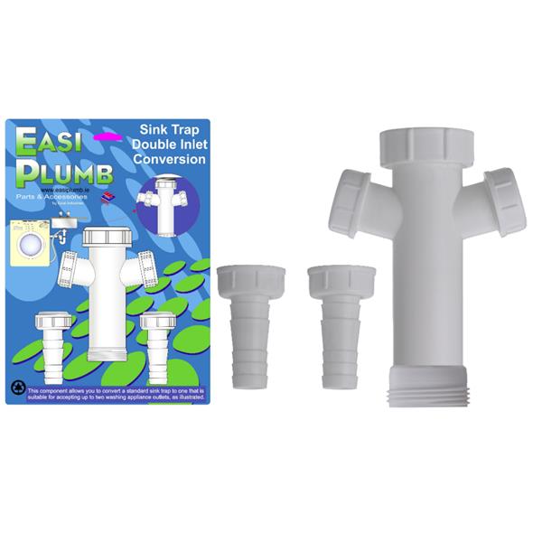 Easiplumb11/2" Sink Trap Double Inlet conversion Kit