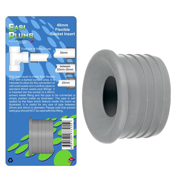 Easiplumb40mm Flexible Socket Insert