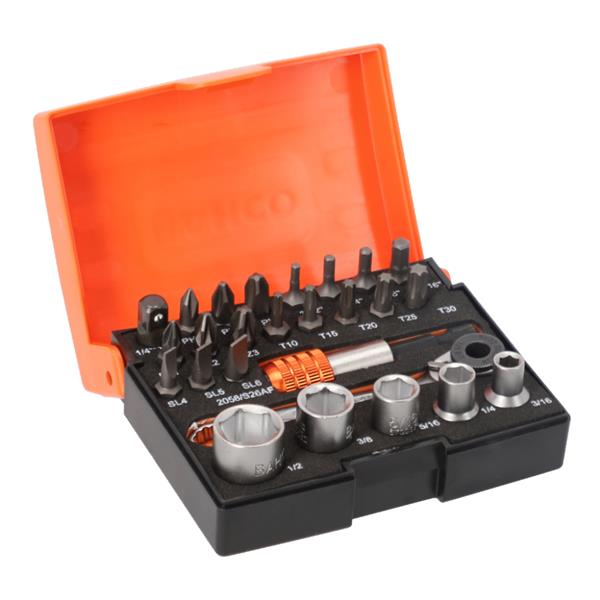 Bahco26 Piece 1/4" Bit and Socket Set 2058/S26