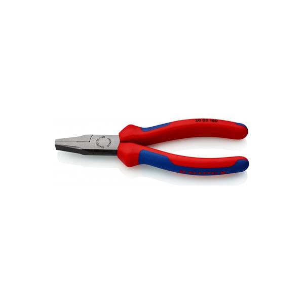 Knipex20 02 160 SB Multi-component Grip Flat Nose Pliers