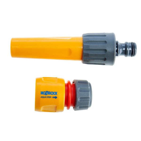 Hozelock2292 8 Hose Nozzle and Waterstop Connector 12.5 - 15mm