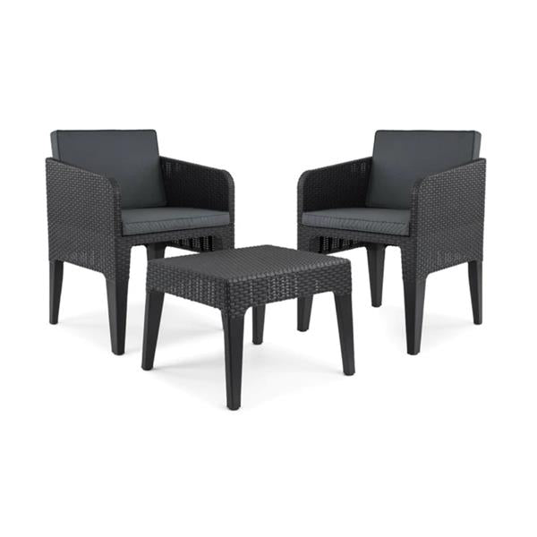 KeterColumbia 3pcs Balcony set With Table 248107
