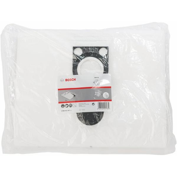 BoschGAS 25 L SFC Professional Dust Extractor Fleece Filter Bags (5 Pack)