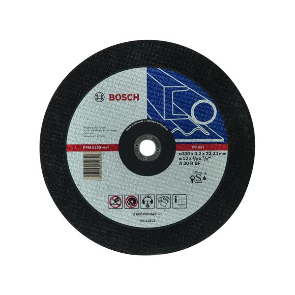 BoschMetal Cutting Disc Flat 300mm x 22.2mm x 3.2mm - Pk10