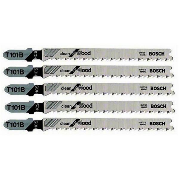BoschT101B Jigsaw Blades - For Wood (5 Piece)