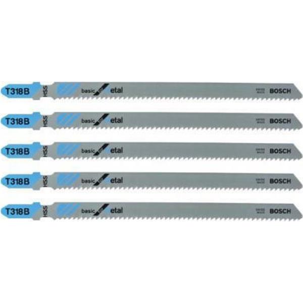 BoschT318B Jigsaw Blades - For Metal (5 Piece)