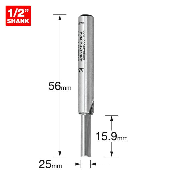 TrendPro Two flute Cutter 4mm diameter 3/07X1/4TC