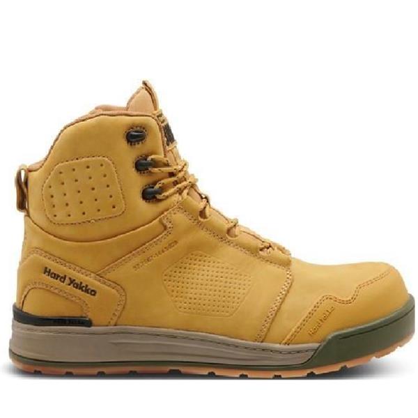 Hard Yakka3056 S7S Side Zip Safety Boots – Wheat