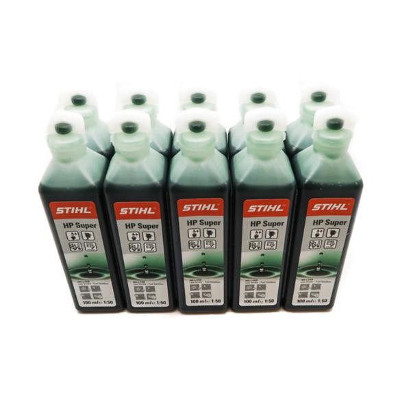 StihlHP Super 2-Stroke Engine Oil 100ml (10Pk Shot)