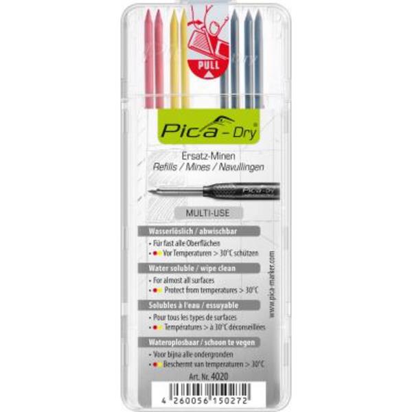 Pica-Dry Refill Leads water soluble / Wipe clean (Mixed)