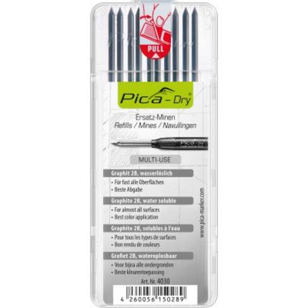 Pica-Dry Refill Leads Graphite 2B / water soluble (Graphite)
