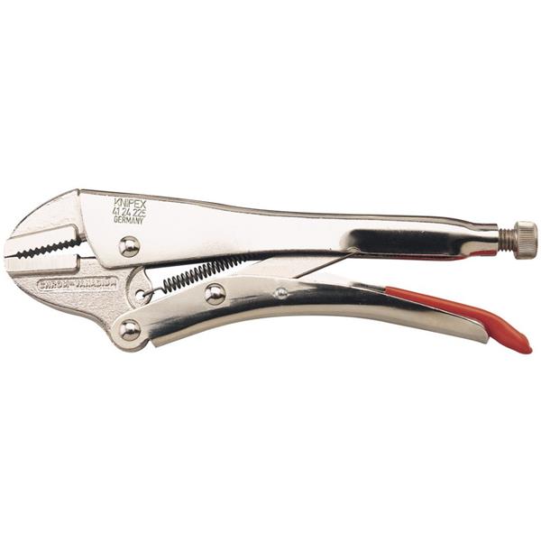 Knipex41 24 225 Straight Jaw Self Grip Pliers 225mm