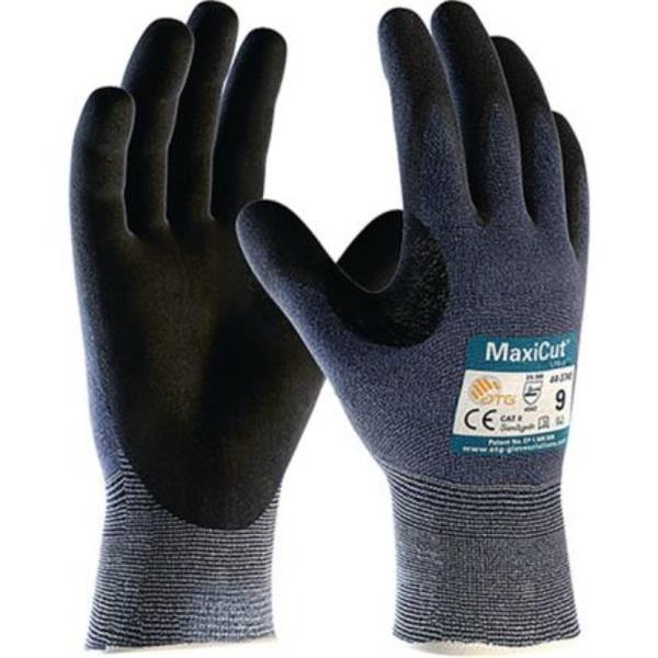 ATGMaxiCut Ultra 443745 Cut Resistant Gloves Level 5C, Palm Coated 12pk
