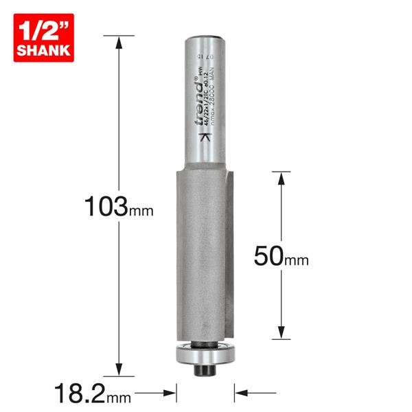 TrendPro Trimming Cutter 18.2mm diameter 46/22X1/2TC