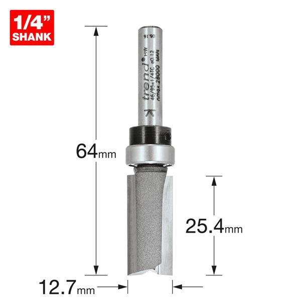 TrendPro Guided profiler 12.7mm dia x 25.4mm 46/95X1/4TC