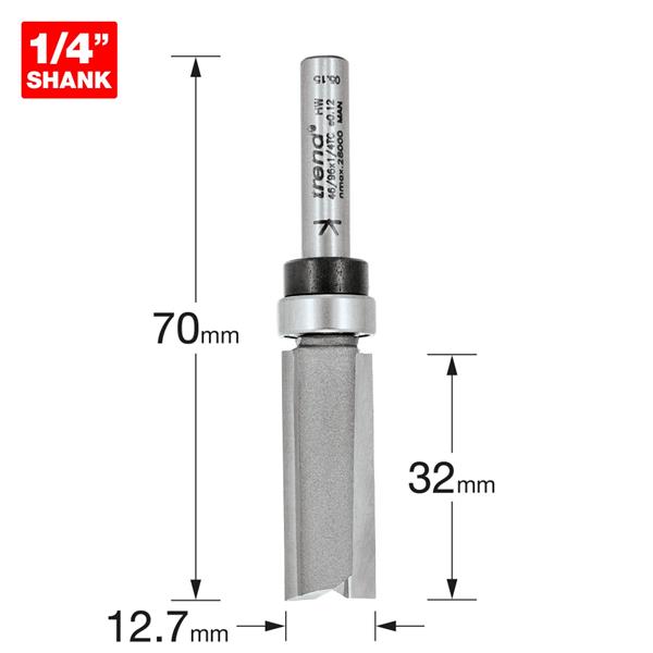 TrendPro Guided profiler 12.7mm dia x 32mm cut 46/96X1/4TC