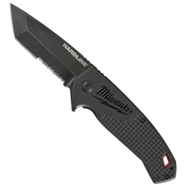 Milwaukee48221998 HardLine Serrated Folding Knife