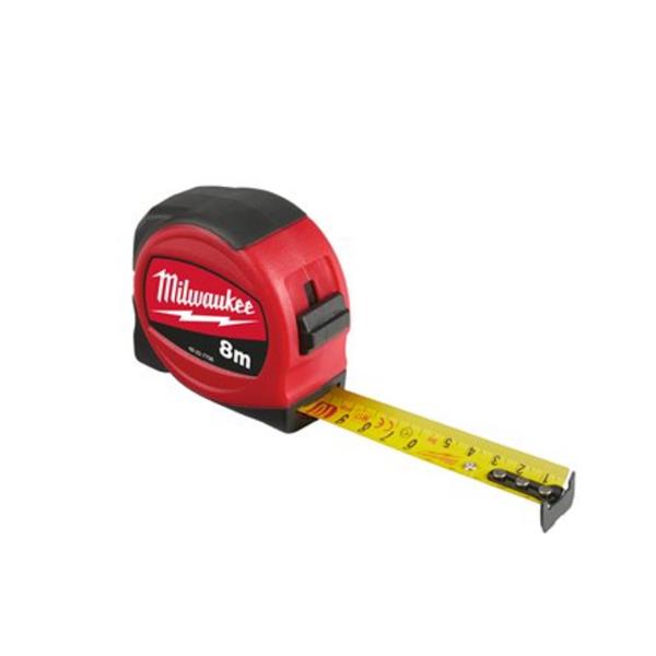 Milwaukee48227708 8m Slimline Tape Measure