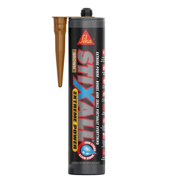 SikaSealSika STIXALL Extreme Power Hybrid Sealant & Adhesive - (Brown) 300ml